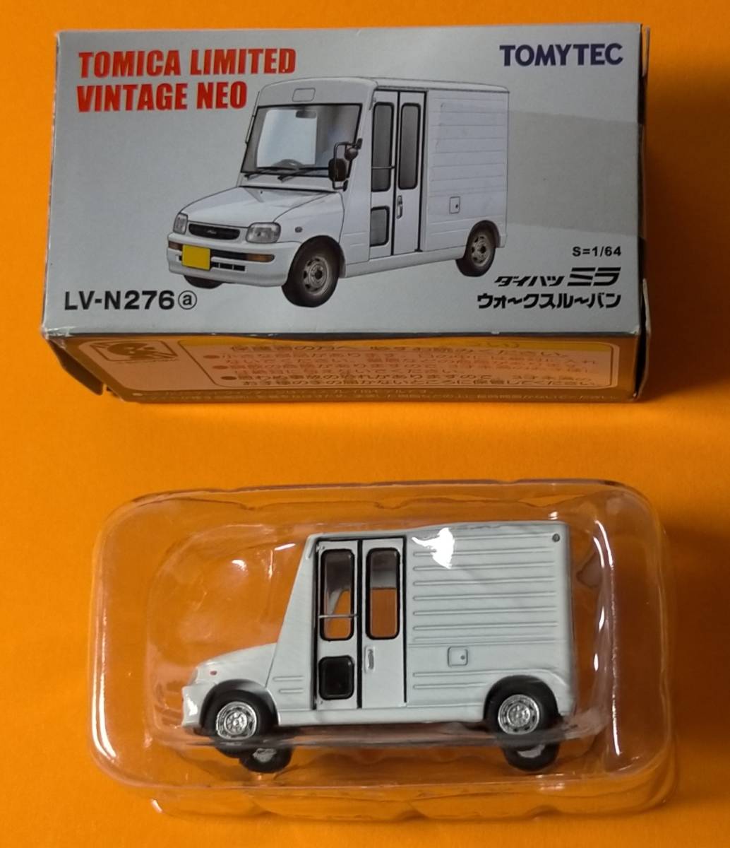 トミカ　ダイハツ　ミラ　ウォークスルーバン　箱あり　付属品完備　limited　vintage　neo　トミーテック　tomytech　LV-N276　1/64_画像1