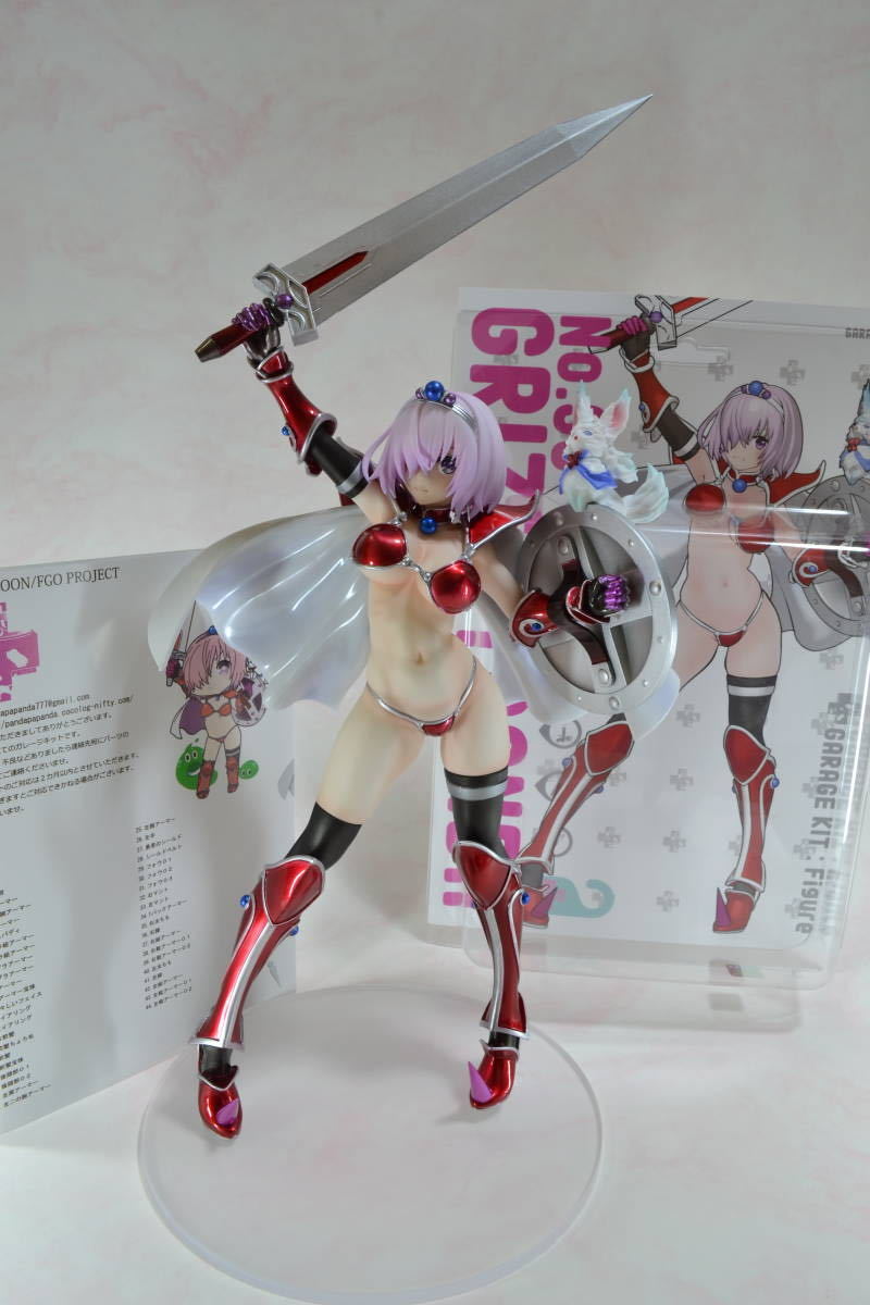 完成品】 グリズリーパンダ ブレイブ マシュ FGO ガレージキット