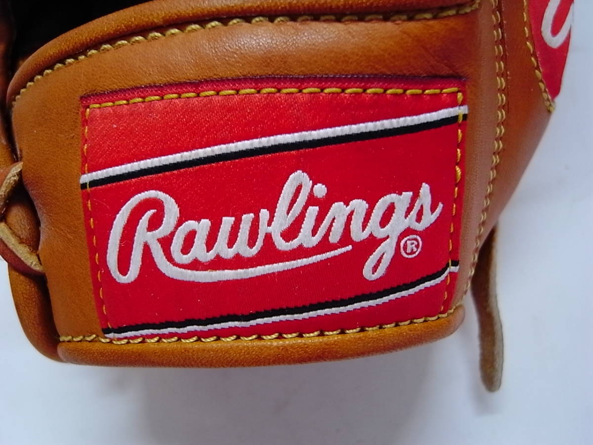 希少 限定復刻 Rawlings ローリングス XPG3 長嶋茂雄モデル 1970年代後期モデル 軟式用 2015年製 H.O.H. サークルR 布製ラベル 金属ハトメの画像5