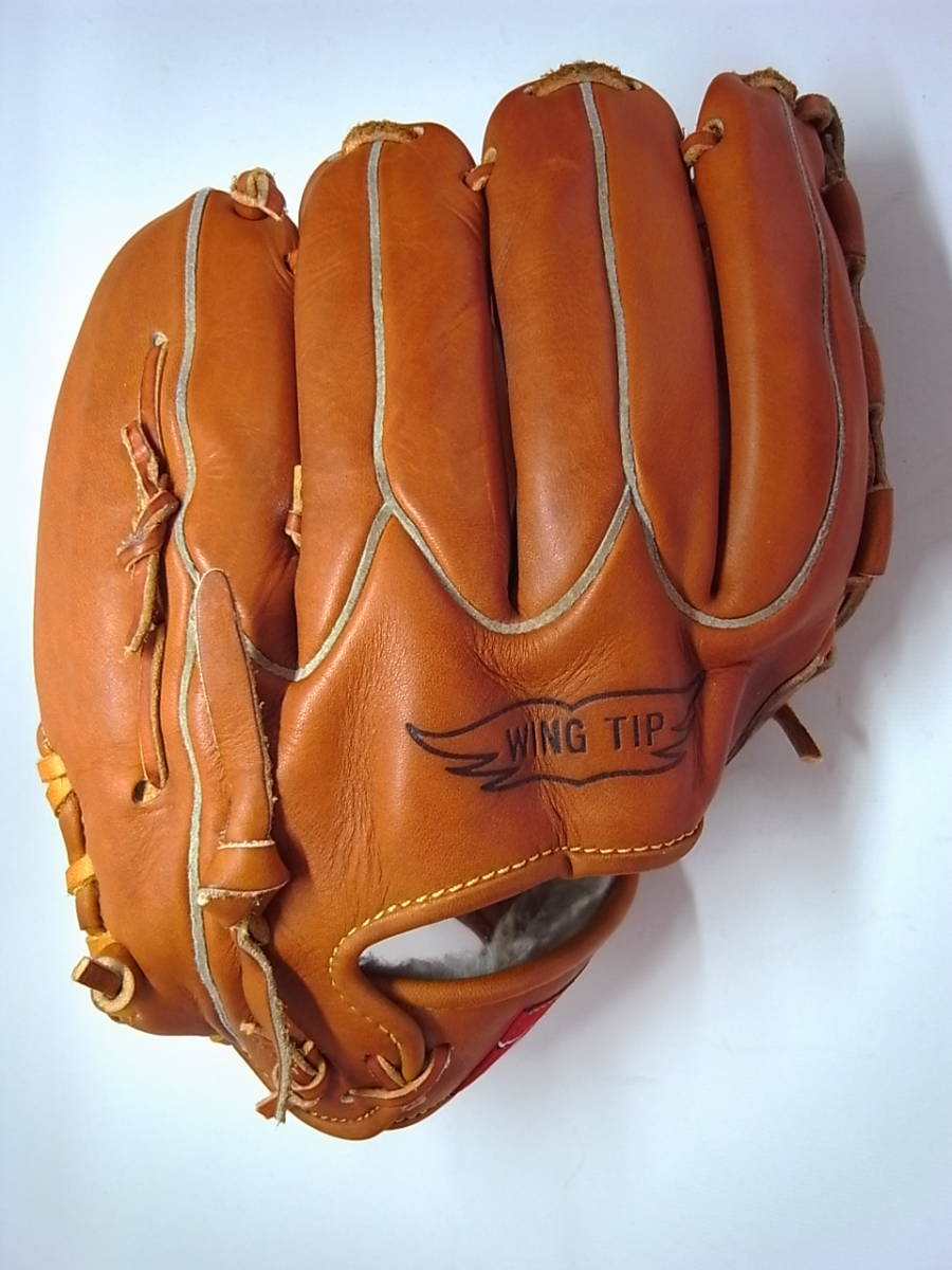 希少 限定復刻 Rawlings ローリングス XPG3 長嶋茂雄モデル 1970年代後期モデル 軟式用 2015年製 H.O.H. サークルR 布製ラベル 金属ハトメの画像4