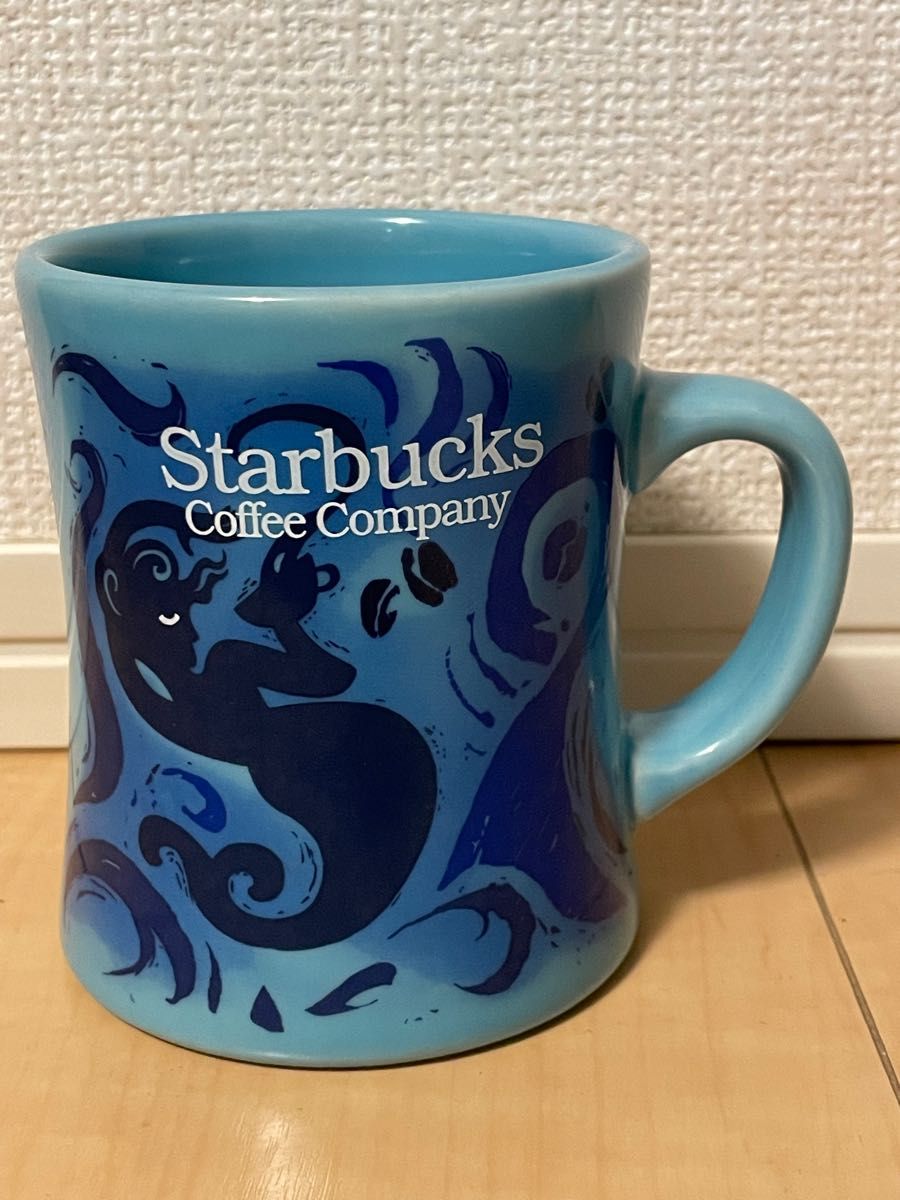 STARBUCKS スターバックス マグカップ2002年　ブルー スタバ　ヴィンテージ