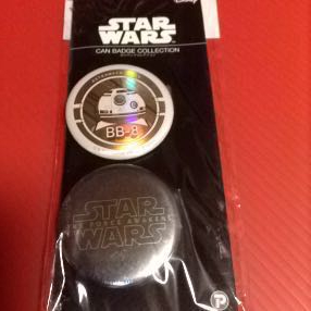  Star * War z*STARWARS * can badge collection BB-8 THE FORCE AWAKENS Disney goods rare goods can badge 