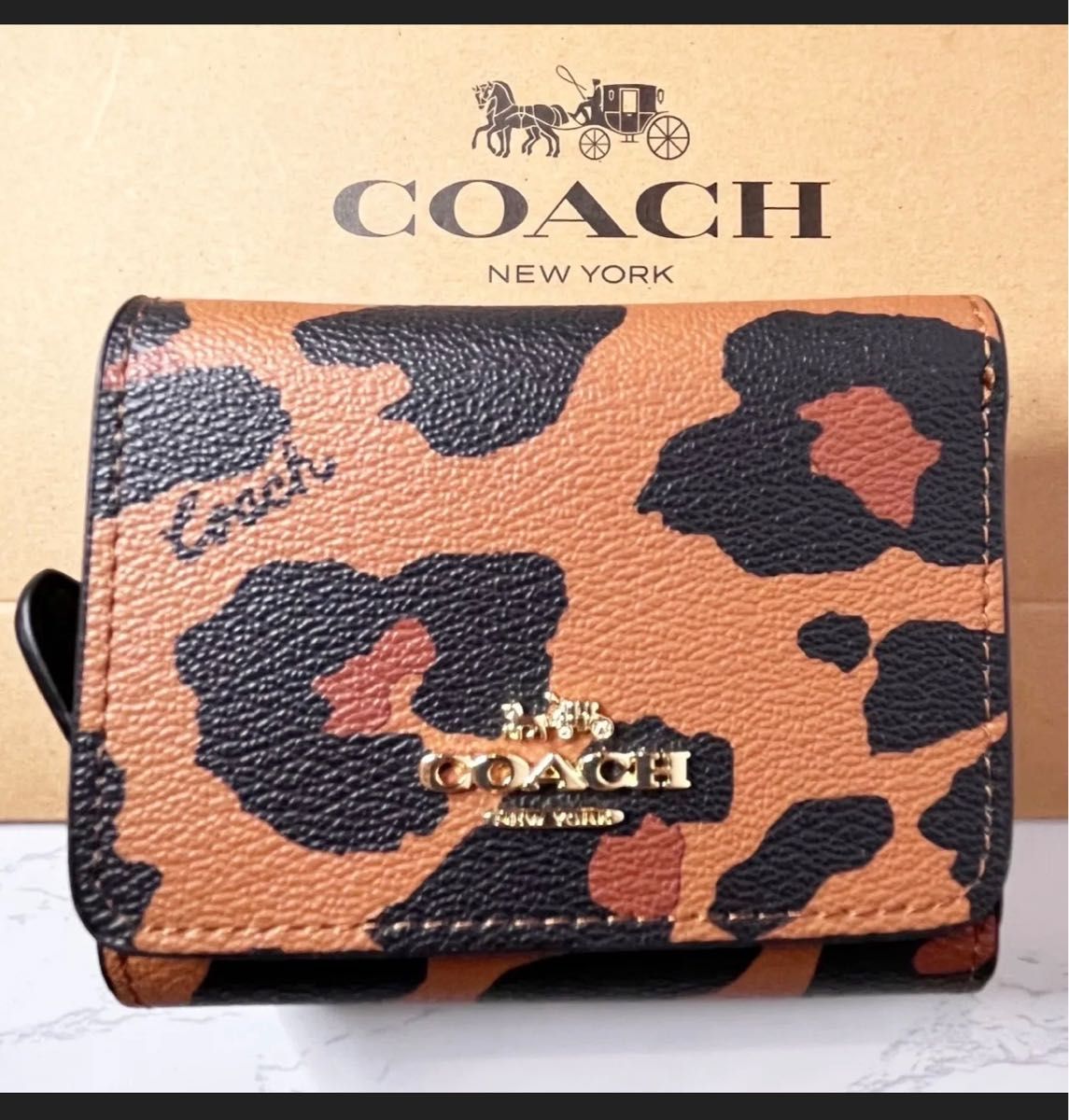コーチ 長財布 COACH ヒョウ柄 レオパード オセロット コーチ 長財布 COACH ヒョウ柄 レオパード オセロット