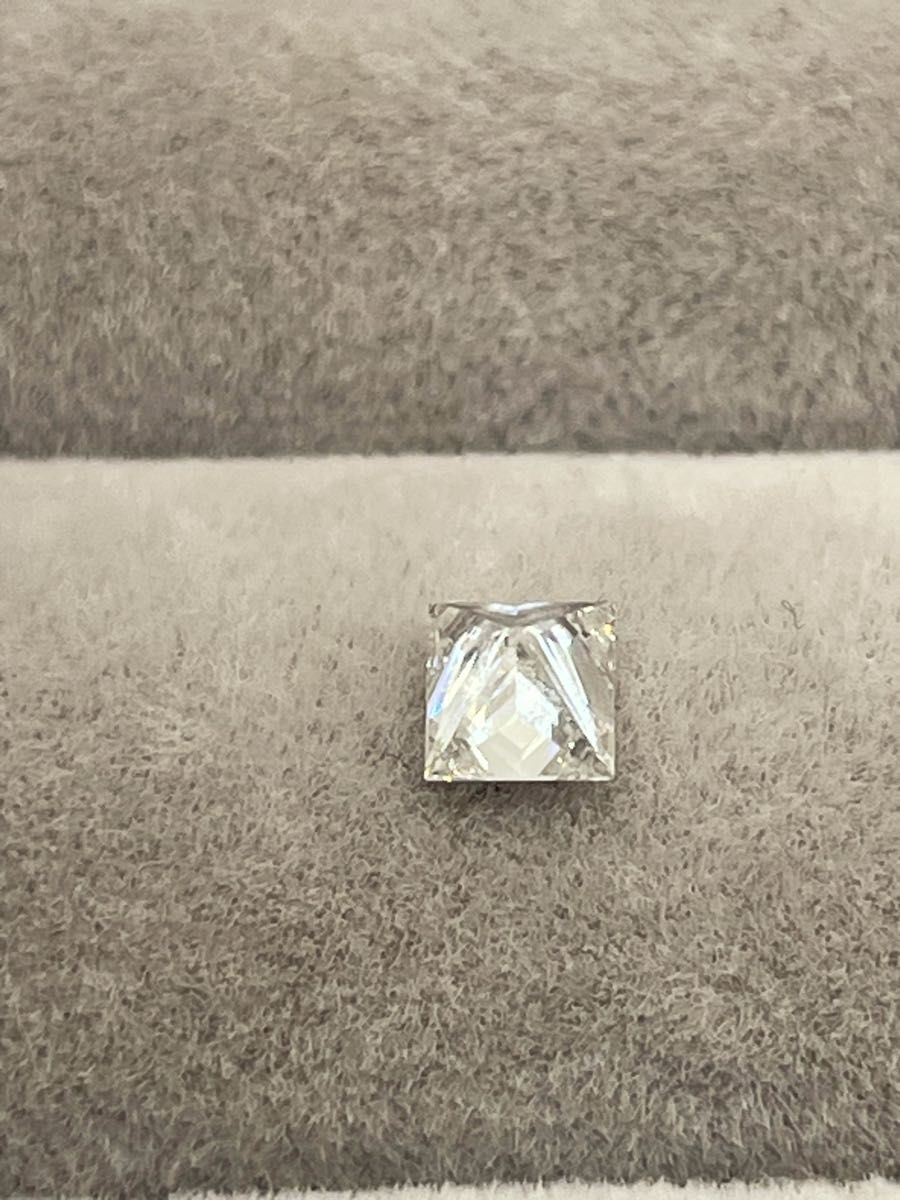 天然ダイヤモンドルース 0.273ct VVS2 プリンセルカット GTCソ付
