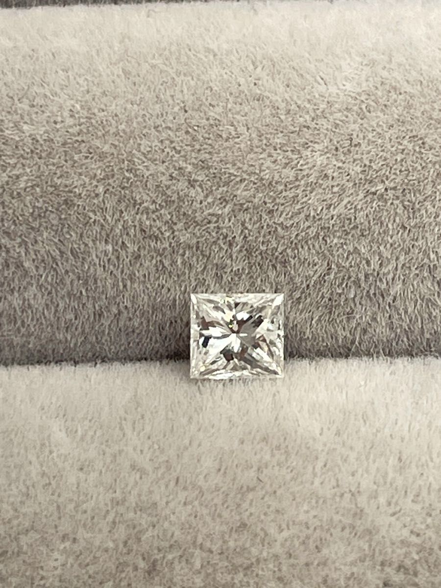 天然ダイヤモンドルース 0.273ct VVS2 プリンセルカット GTCソ付