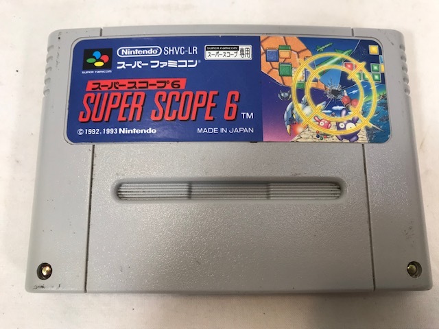 SFC　スーパースコープ6　スーパーファミコン　ソフト　中古_画像1