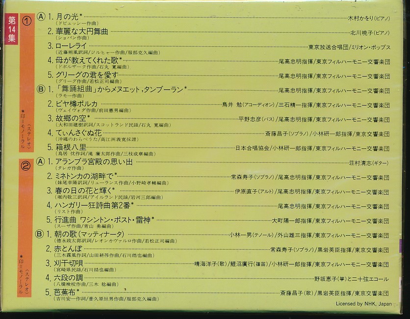 TAP-14 NHK 名曲アルバム 第14集 未開封 の画像2