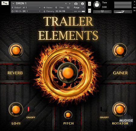 TH Studio Trailer Elements Vol.1 kontakt sound source + privilege Mac exclusive use 