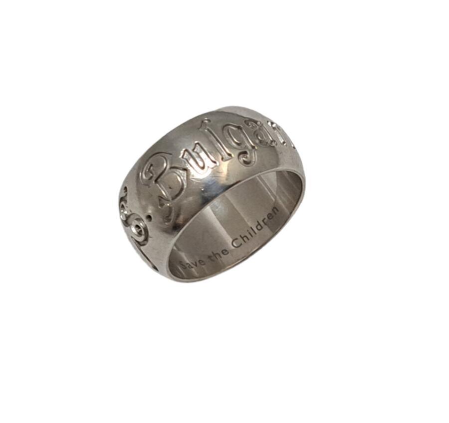 完売 BVLGARI セーブザチルドレン リング シルバー agapeeurope.org