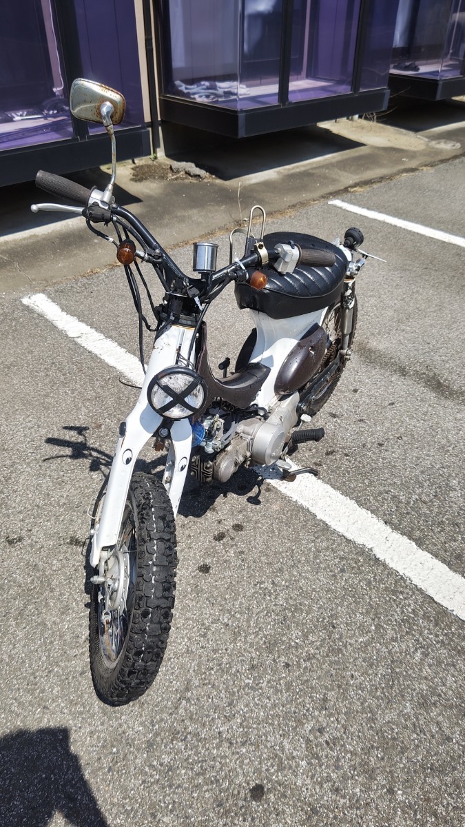 リトルカブ カスタム オフロード 50cc マフラー 原付 千葉