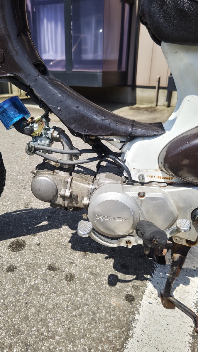 リトルカブ カスタム オフロード 50cc マフラー 原付 千葉