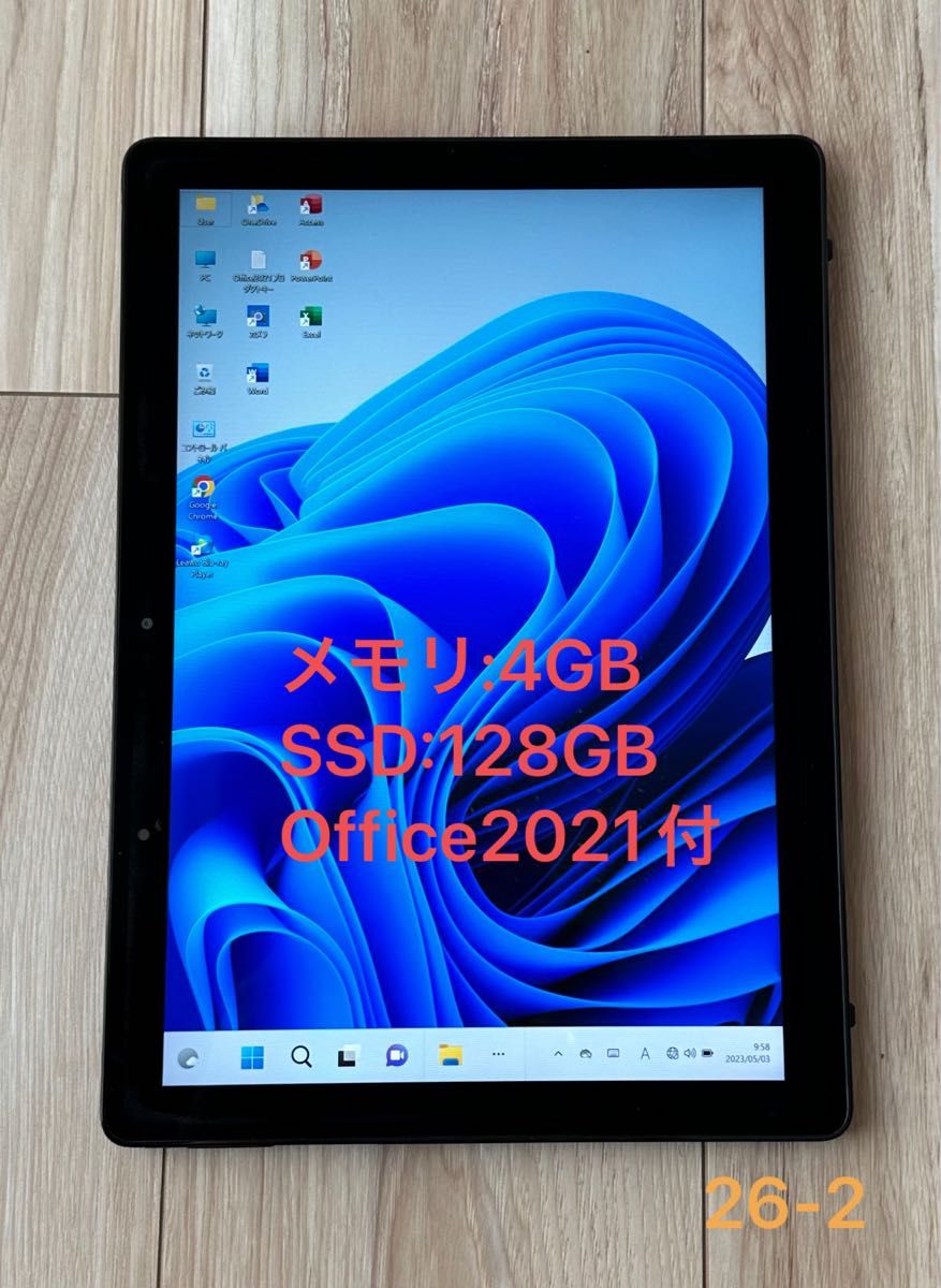 使用少290時間Office2021WIN11タブレットCF-RZ5 BT良好 - 通販