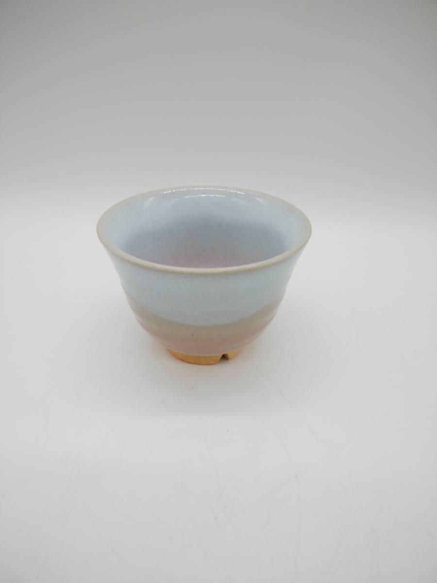 ■【未使用保管品】椿秀窯 急須 湯呑 御茶器 茶器揃い 萩焼 お茶道具_画像3