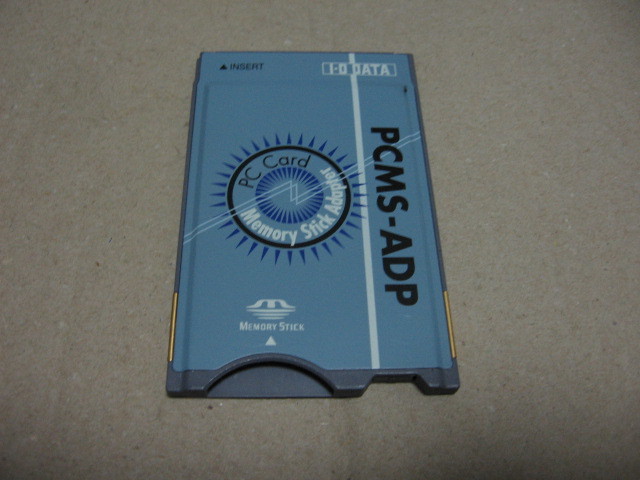 IODATA MS memory stick PC card adapter PCMS-ADP