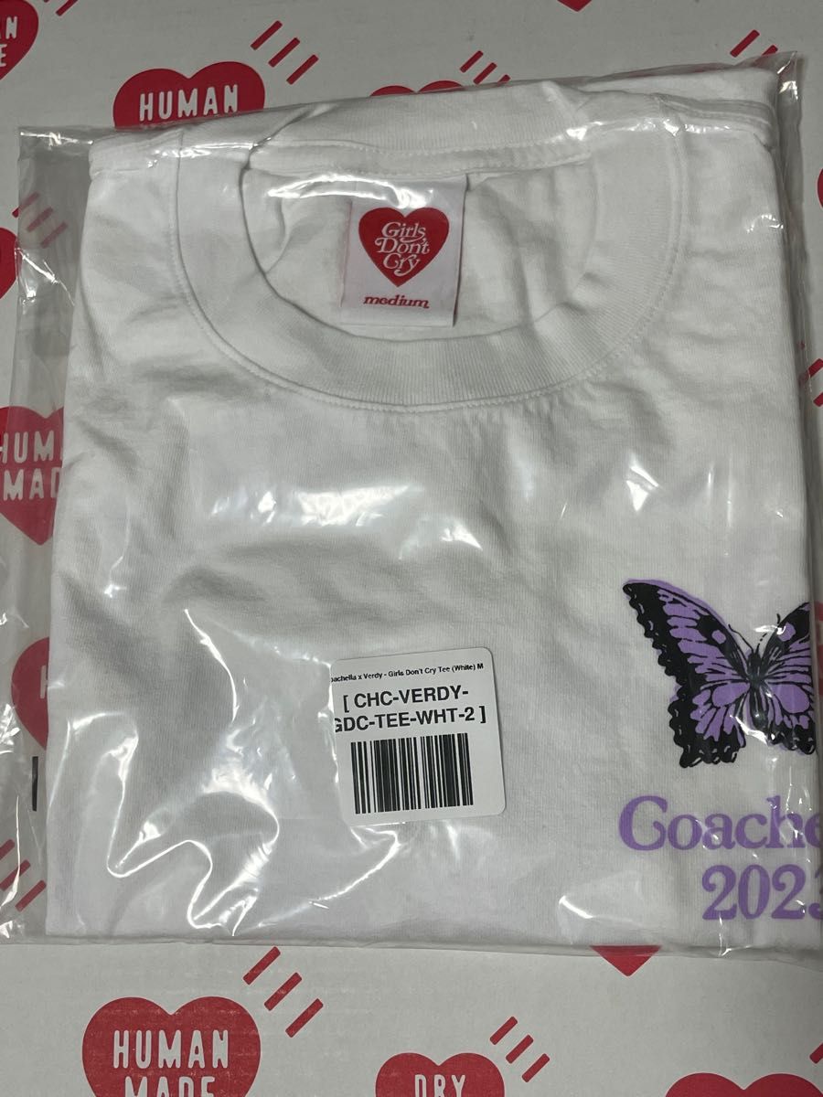 Coachella x VERDY Girl's don't cry butterfly Tシャツ 蝶 Coachella x VERDY Girl's don't cry butterfly Tシャツ 蝶