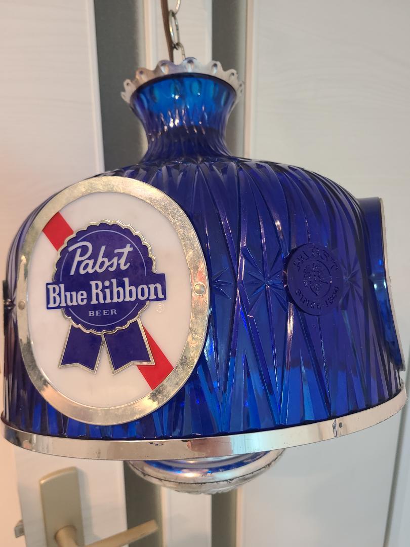 レア Pabst Blue Ribbon 吊り下げ照明 ライト ランプ テンダーロイン