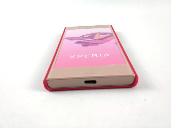 Xperia X Compact SO-02J ハードケース カバー シンプル PC ピンク_画像5