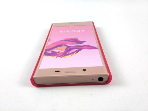 Xperia X Compact SO-02J ハードケース カバー シンプル PC ピンク_画像4