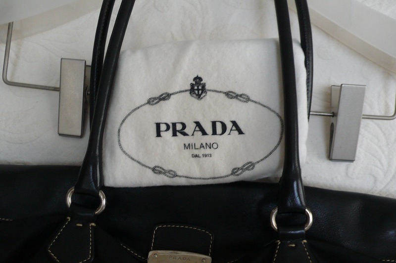 プラダ　PRADA　ショルダーバッグ　黒　1990年代ヴィンテージ_画像10