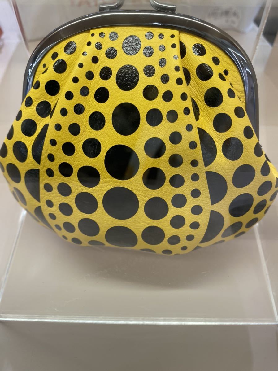 草間彌生 キーチェーン キーリング カボチャyayoi kusamaパンプキン がま口 財布