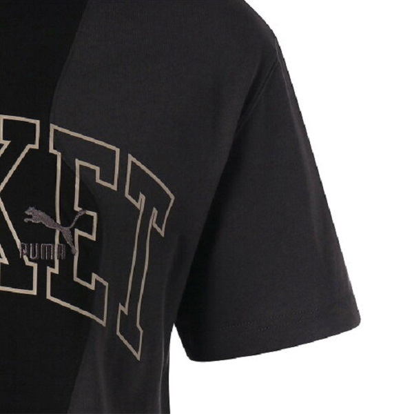 プーマ マーケット コラボ ロゴ Tシャツ USサイズXS 日本サイズS相当 定価6050円 ブラック MARKET 半袖 ショートスリーブ 送料370円_画像9