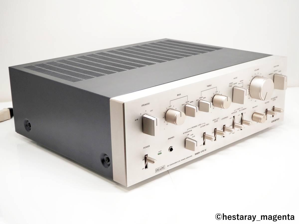 ☆ 【整備・レストア済、準美品】 ONKYO Integra A-705 DC 当時 ☆ 【整備・レストア済、準美品】 ONKYO Integra A-705 DC 当時