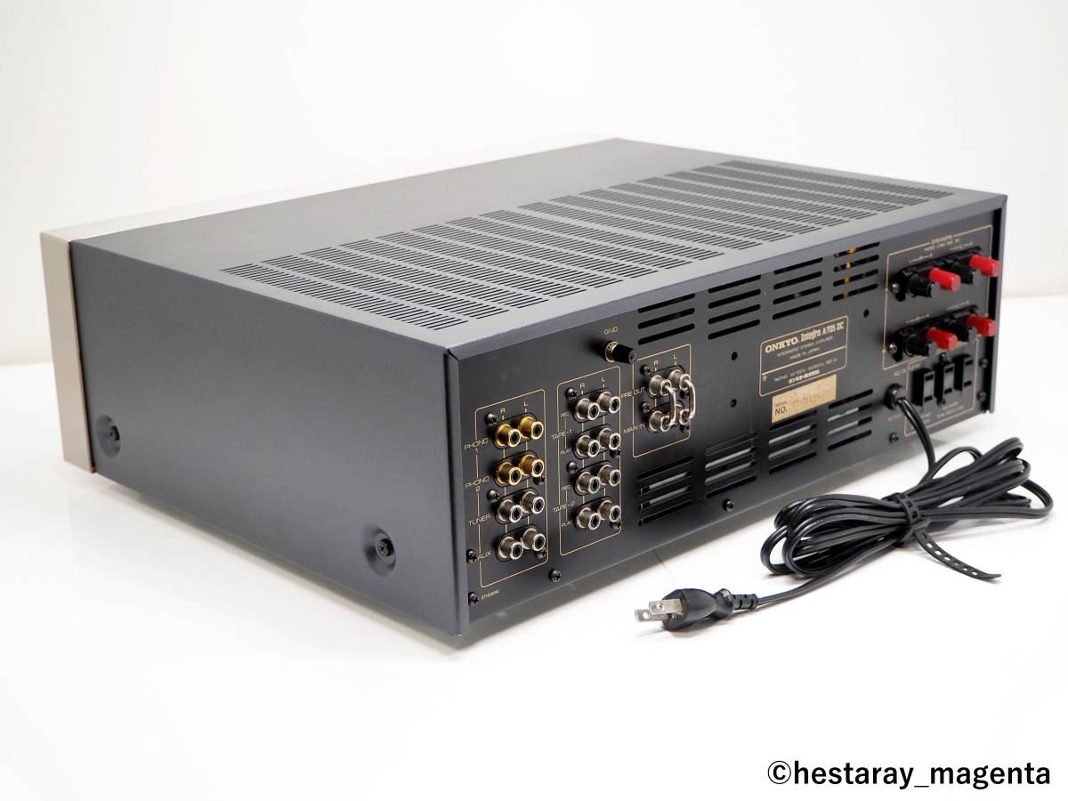 ☆ 【整備・レストア済、準美品】 ONKYO Integra A-705 DC 当時 ☆ 【整備・レストア済、準美品】 ONKYO Integra A-705 DC 当時