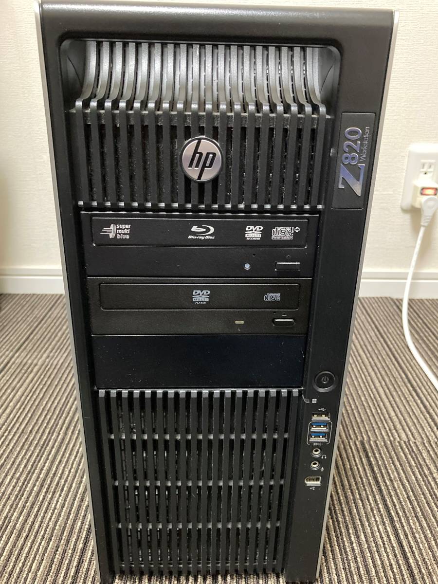 HP Z820】Workstation Xeon E5-2670 2.6GHz x2 Memory 64GB 240GB(SSD