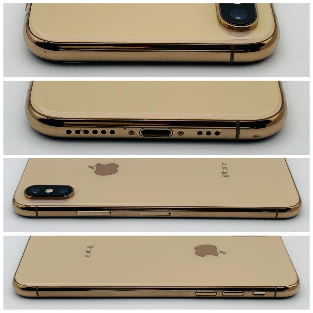 iPhoneXs 64GB ゴールド【SIMフリー】新品バッテリー 管理番号 9 