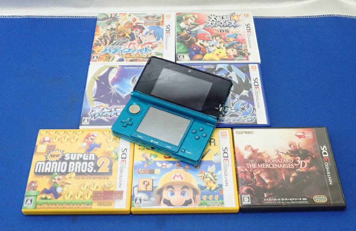 ◎Nintendo 3DS 本体CTR-001 ゲームソフト付ジャンク扱い動作確認済み