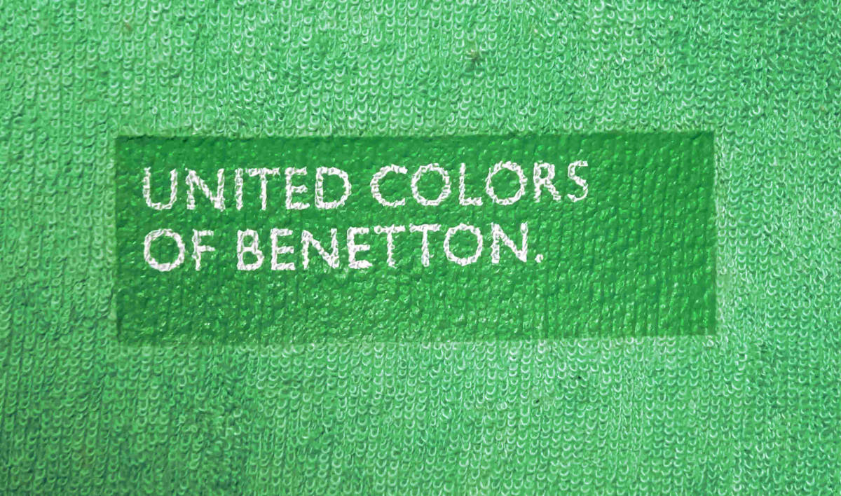 ●UNITED COLORS OF BENETTON ベネトン / テキスタイル・トングサンダル・ライトグリーン・サイズ：LL / 未使用品_画像3