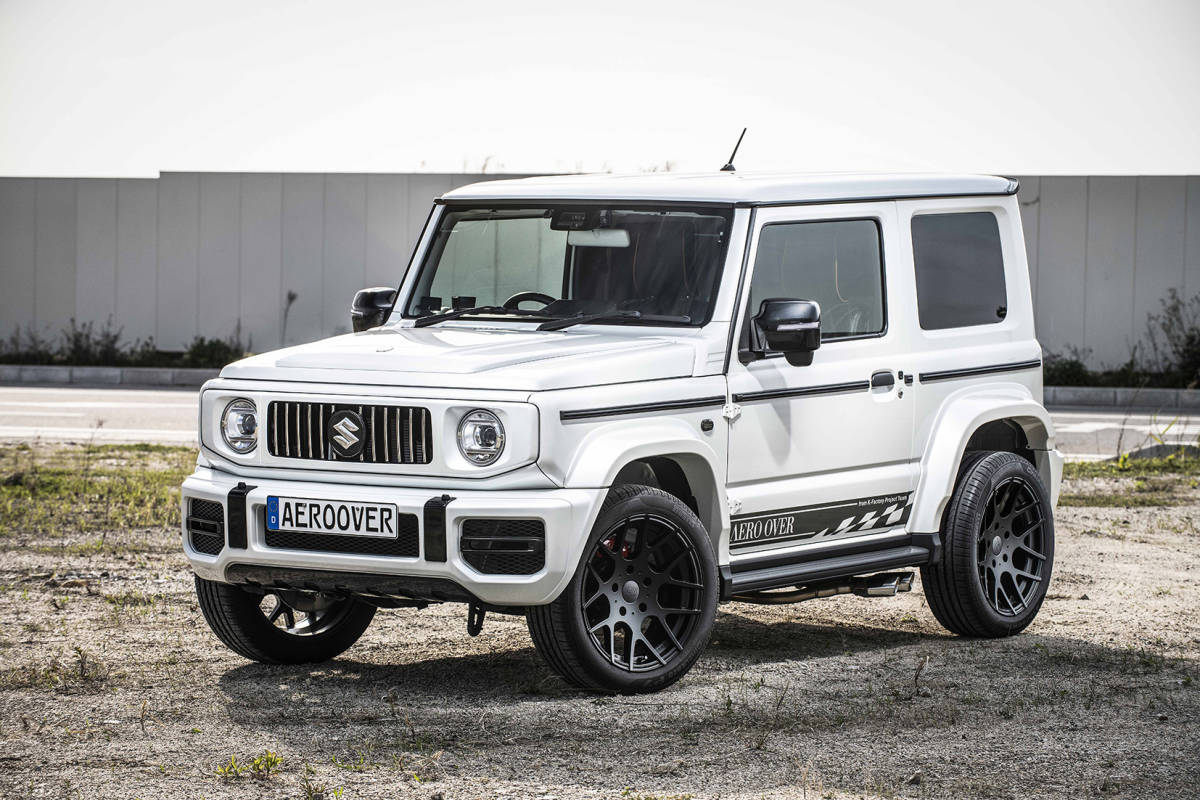 AEROOVER G62/G62S  JIMNY / JIMNY ...  бок   молдинг  черный   хром  новый товар -2