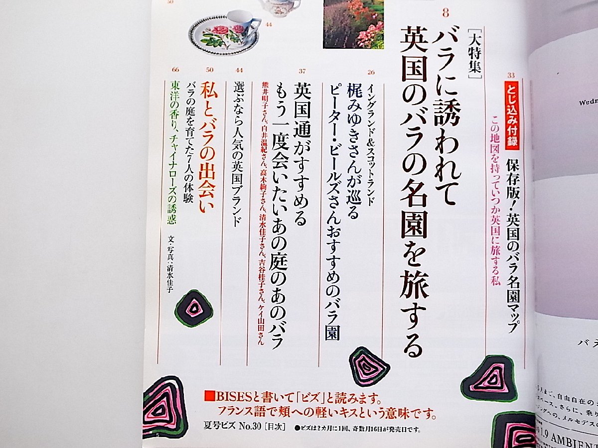 BISES (biz) 2004 год 6 месяц номер No.30 лето номер * специальный выпуск = Британия. роза. знаменитый парк .. делать ( Британия роза . карта есть )