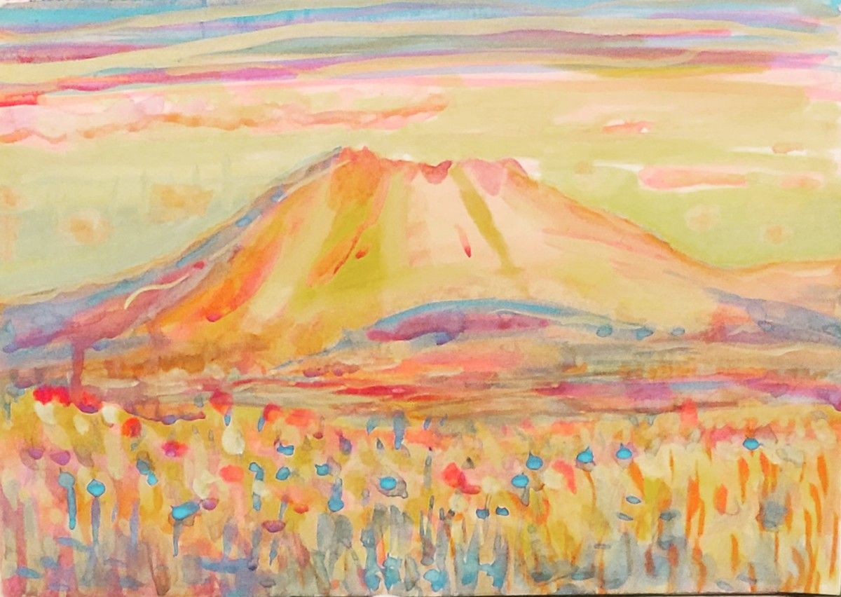 KO 贄田越郎画 壁掛けアート油彩画贄田越郎画 絵画