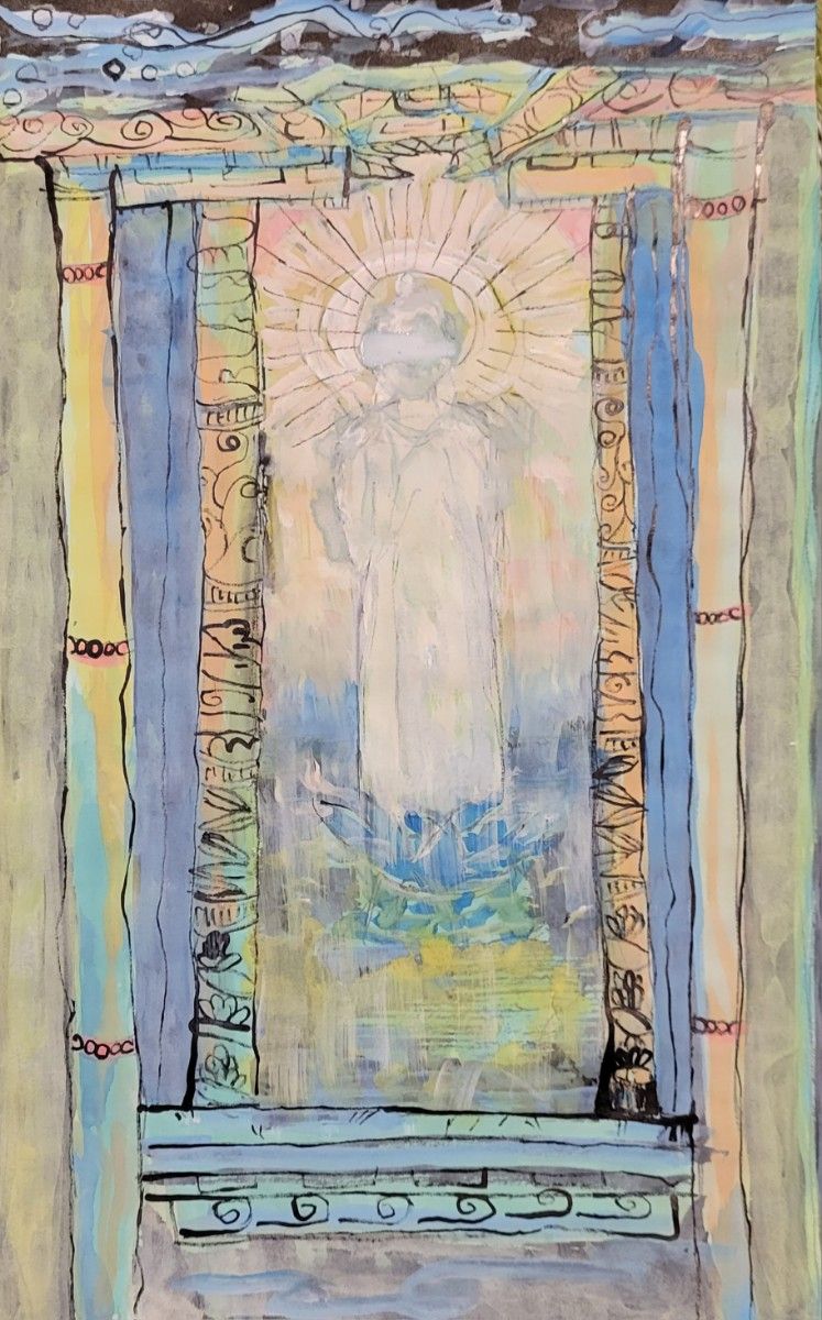 絵画 高田知之 午後の海風 絵画 風景画 高田知之 午後の海風(スペイン) 絵画