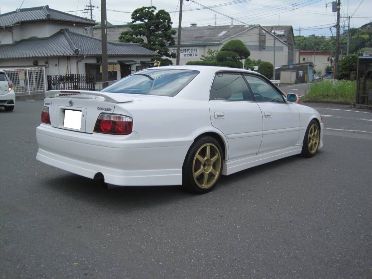 [498] original 5 speed latter term Chaser Tourer V JZX100 vehicle inspection "shaken" attaching 30.8 turbo real running prompt decision immediately dolidoli car is good base becomes 