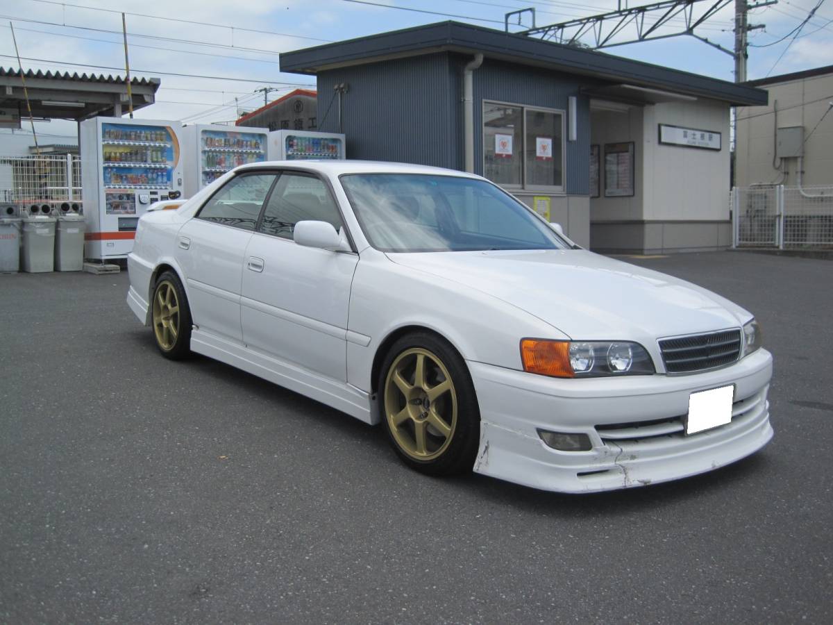 [498] original 5 speed latter term Chaser Tourer V JZX100 vehicle inspection "shaken" attaching 30.8 turbo real running prompt decision immediately dolidoli car is good base becomes 