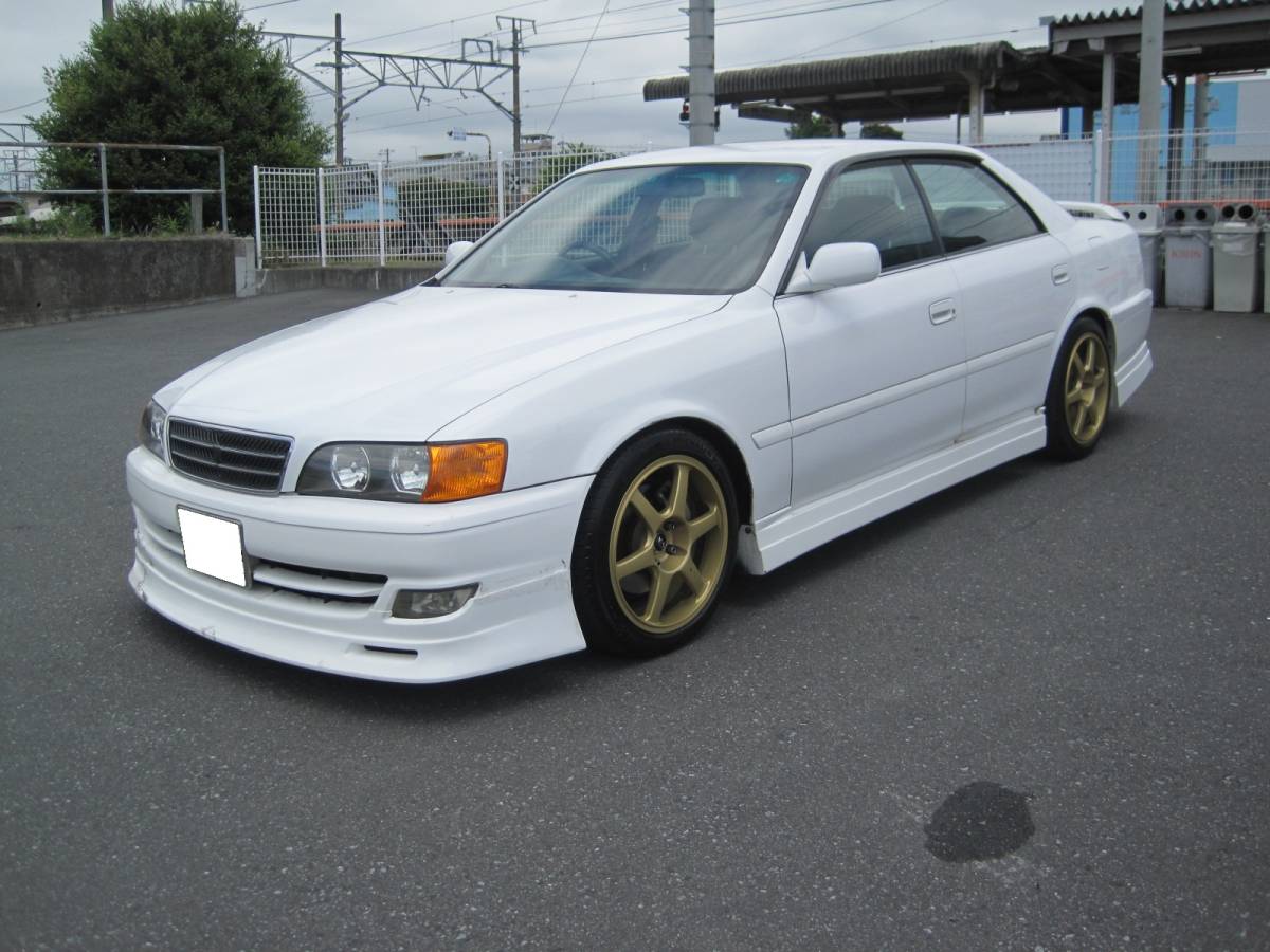 [498] original 5 speed latter term Chaser Tourer V JZX100 vehicle inspection "shaken" attaching 30.8 turbo real running prompt decision immediately dolidoli car is good base becomes 