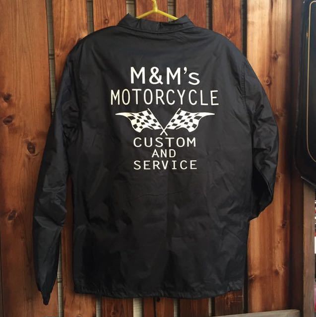 New M&M\'s motorcycle coach jacket boa attaching L size VMX Scrambler Vintage motocross SR Triumph BULTACO