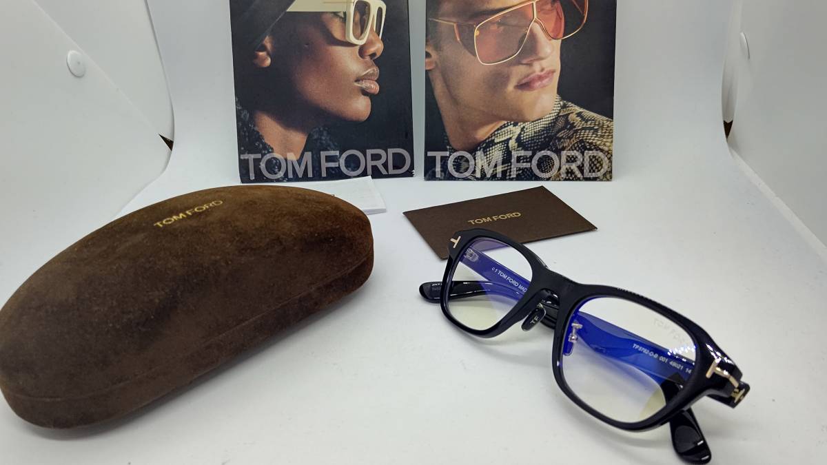 トムフォード 眼鏡 ブルーカットレンズ 新品 税込 送料無料 TF5782-D-B 001 ブラックカラー_画像9