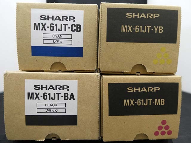 シャープ トナー MX-61JT-BA YB MB CB-