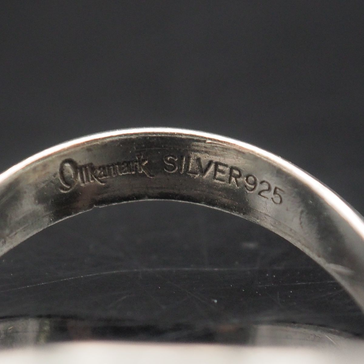A750 ヴィンテージ Qllkamark SILVER925刻印 リング シンプル A750 ヴィンテージ Qllkamark SILVER925刻印 リング シンプル