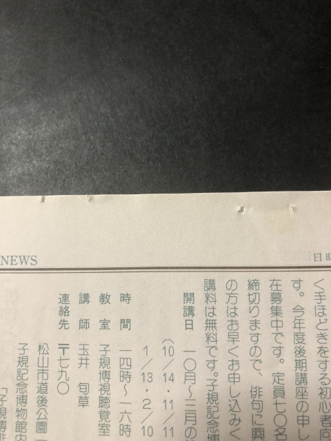 季刊　子規博だより　9巻2号／松山市立子規記念博物館／1989年_画像6