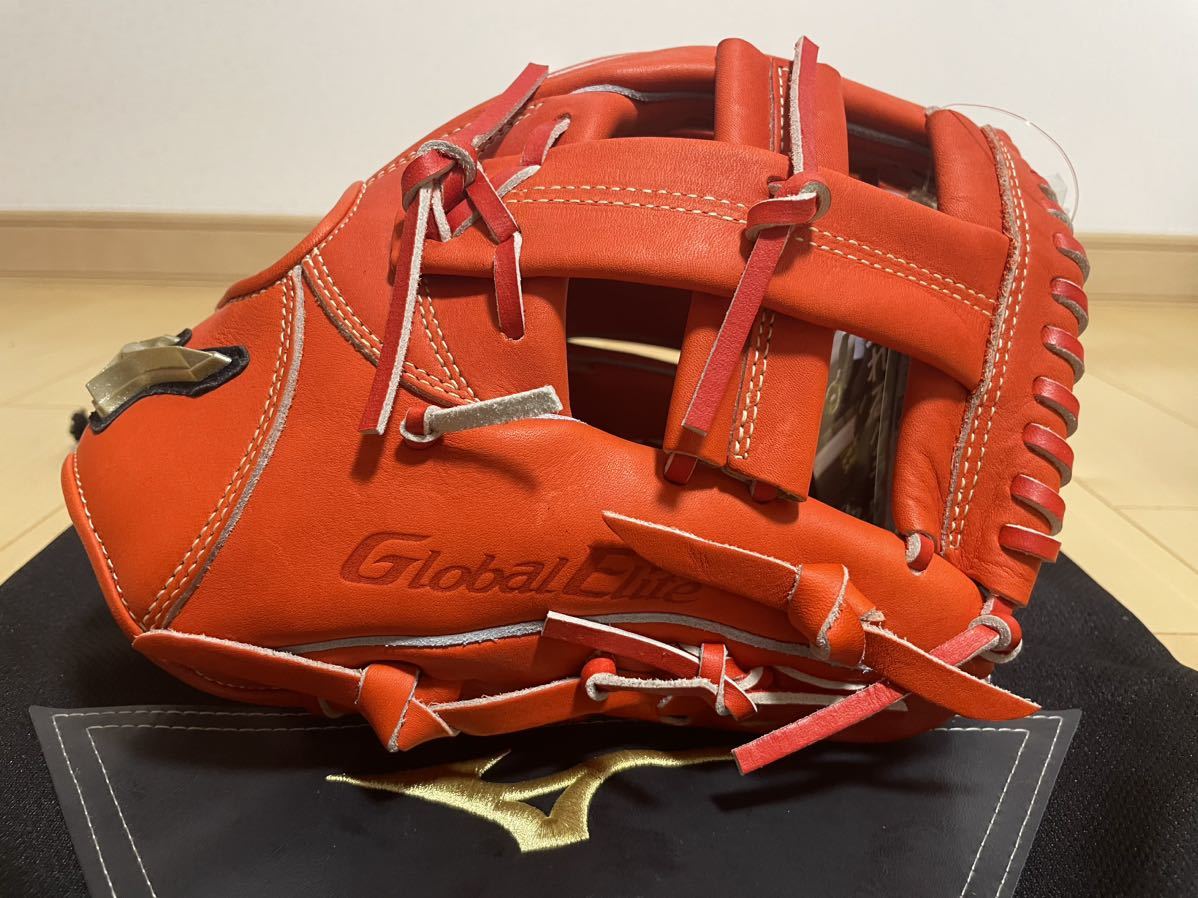未使用 定価50,600円)MIZUNO GlobalElite 硬式用グローブ 内野手用