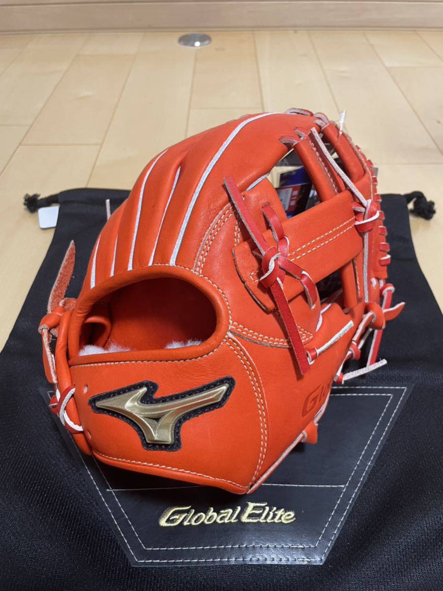 未使用 定価50,600円)MIZUNO GlobalElite 硬式用グローブ 内野手用
