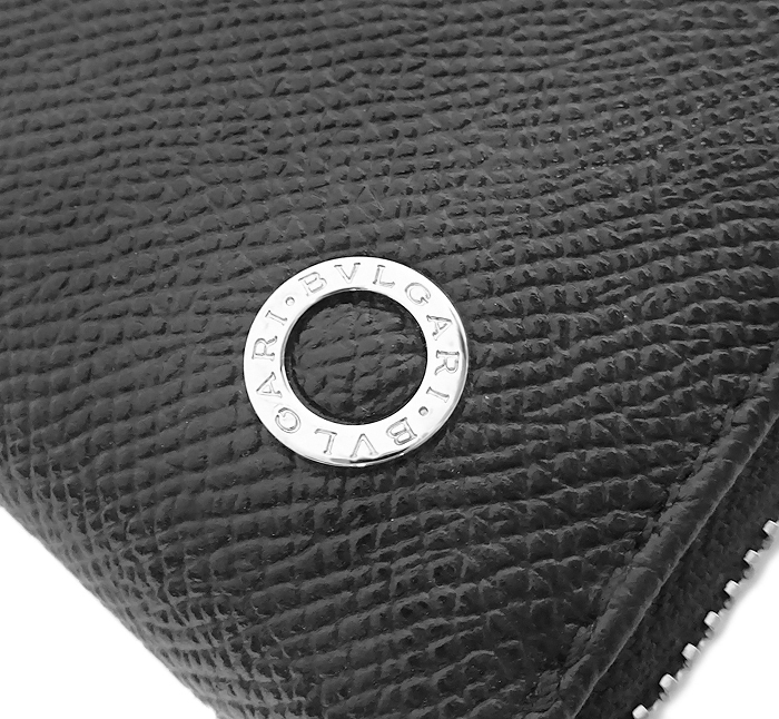 超美品 ほぼ未使用】 ブルガリ BVLGARI ラウンドファスナー長財布