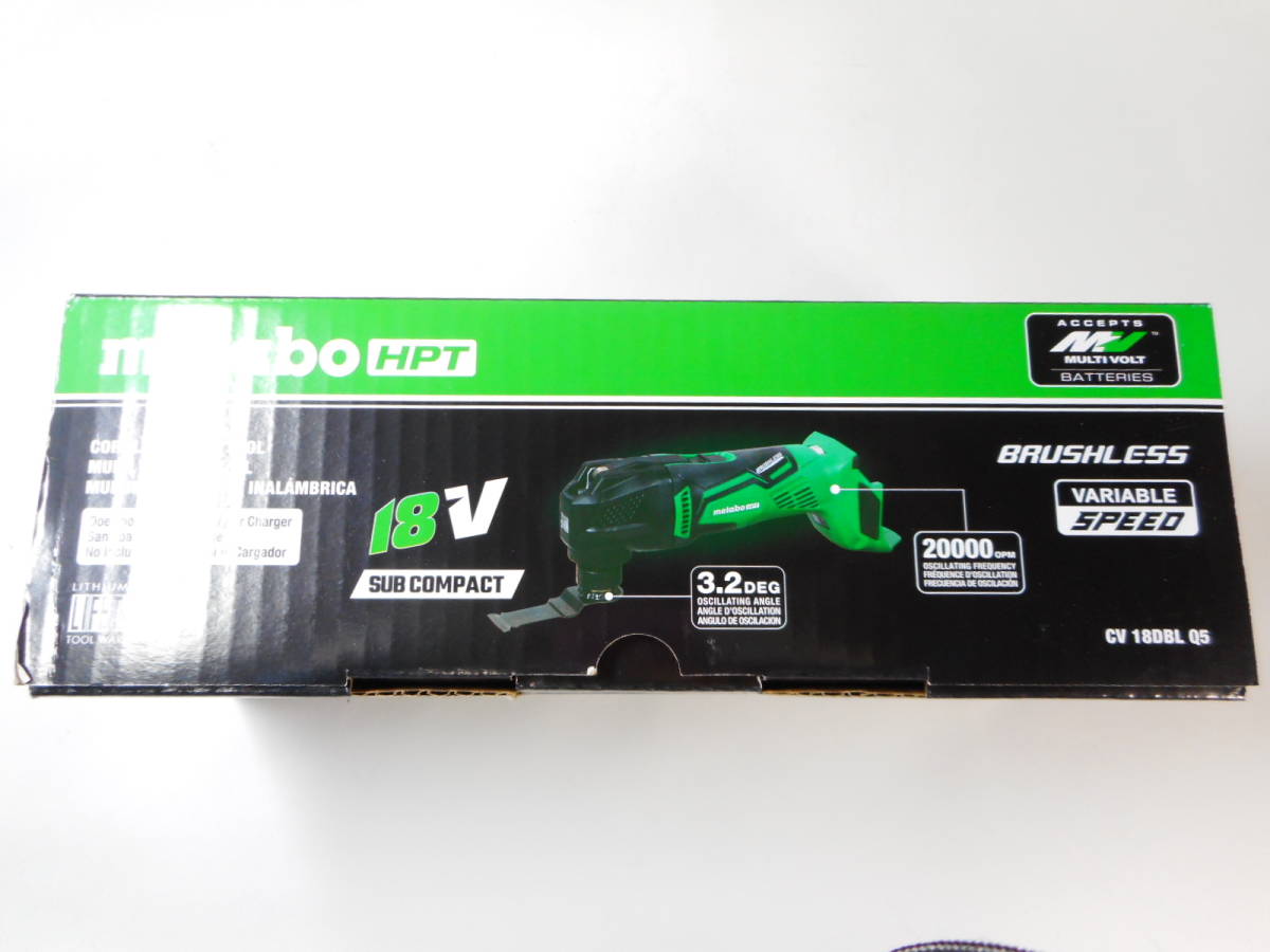 新品未使用/送料無料】Metabo HPT CV18DBL 日立 工機ホールディング