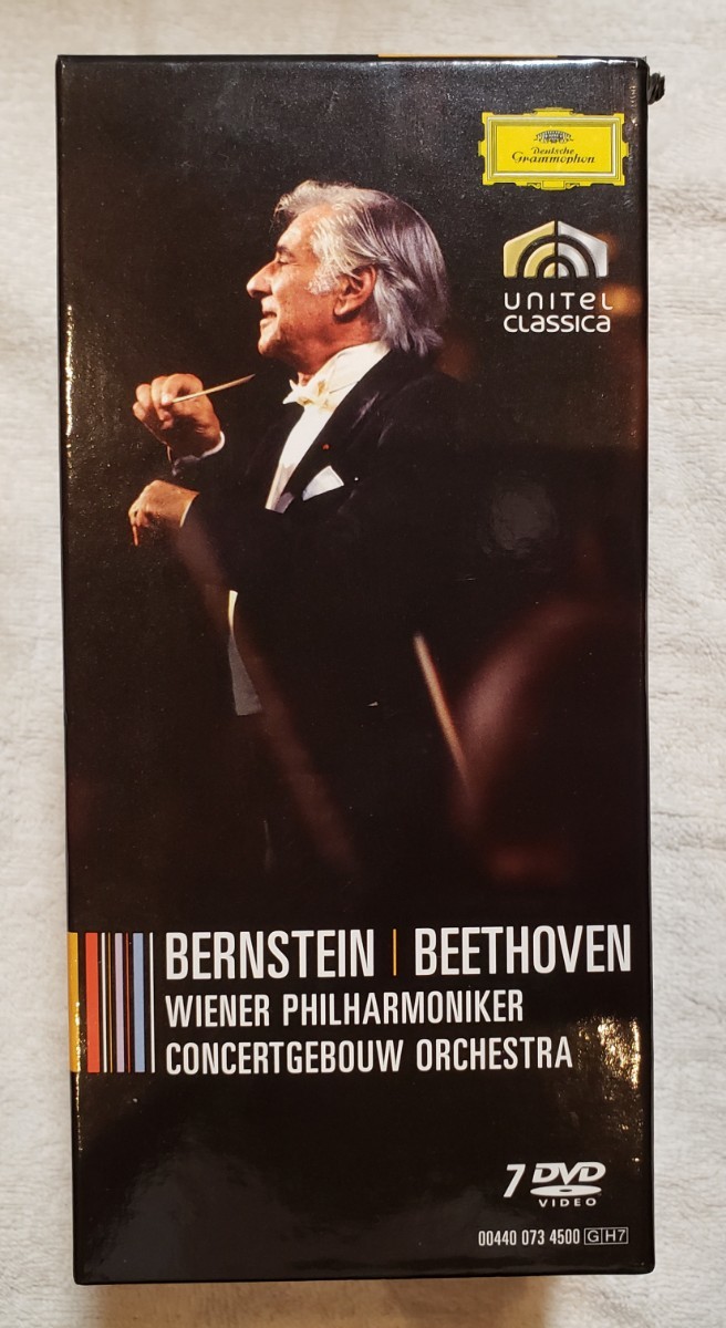 【4枚未開封】7DVD LEONARD BERNSTEIN / / BEETHOVEN /WIENER PHILHARMONIKER・CONCERTGEBOUW ORCHESTRA 004400734500 9_画像2