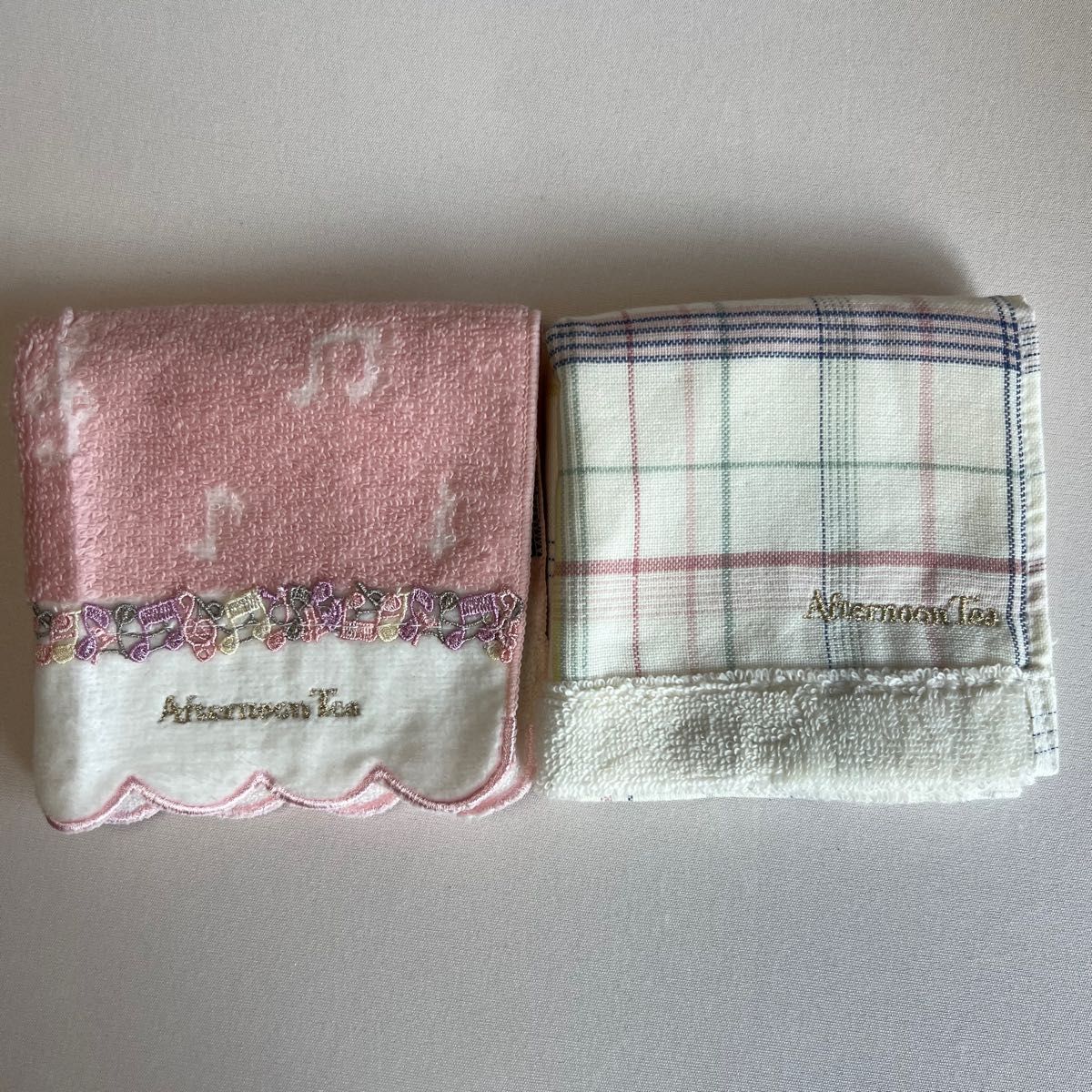 アフタヌーンティー MARY QUANT 新品 タオルハンカチ6枚セット お