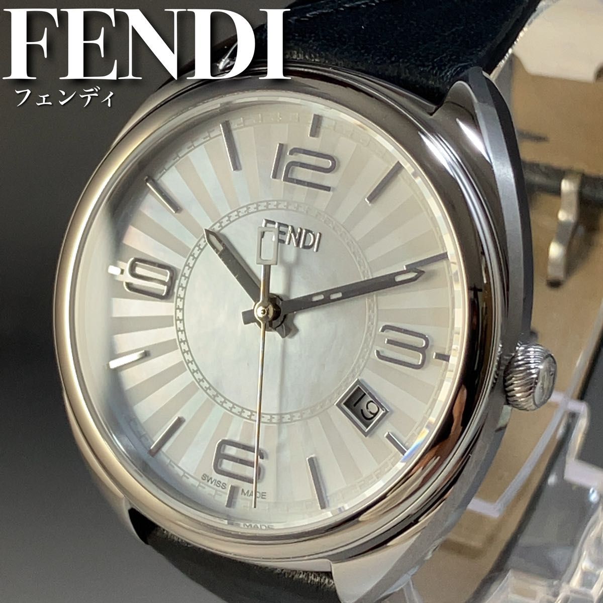 ★未使用 定価12万円★パール文字盤 FENDI 女性用腕時計WW1946